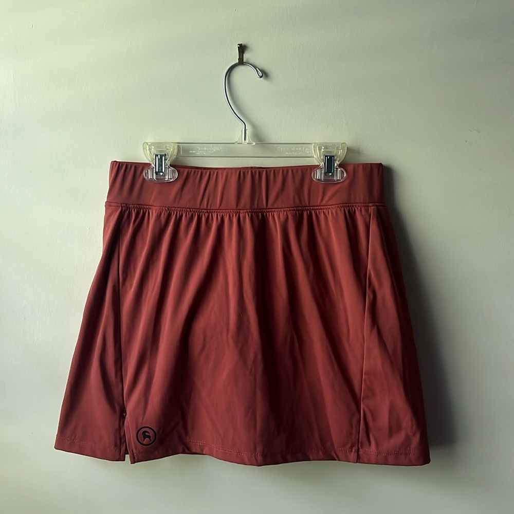Comfy burnt orange skort!